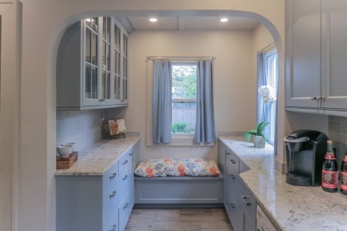 Small, charming kitchen in bungalow house with modern features, Golden Rule Remodeling & Design, Salem Oregon